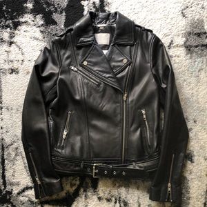 Soia & Kyo lambskin biker jacket